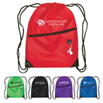 Daypack - Drawsting Backpack - 210D Polyester